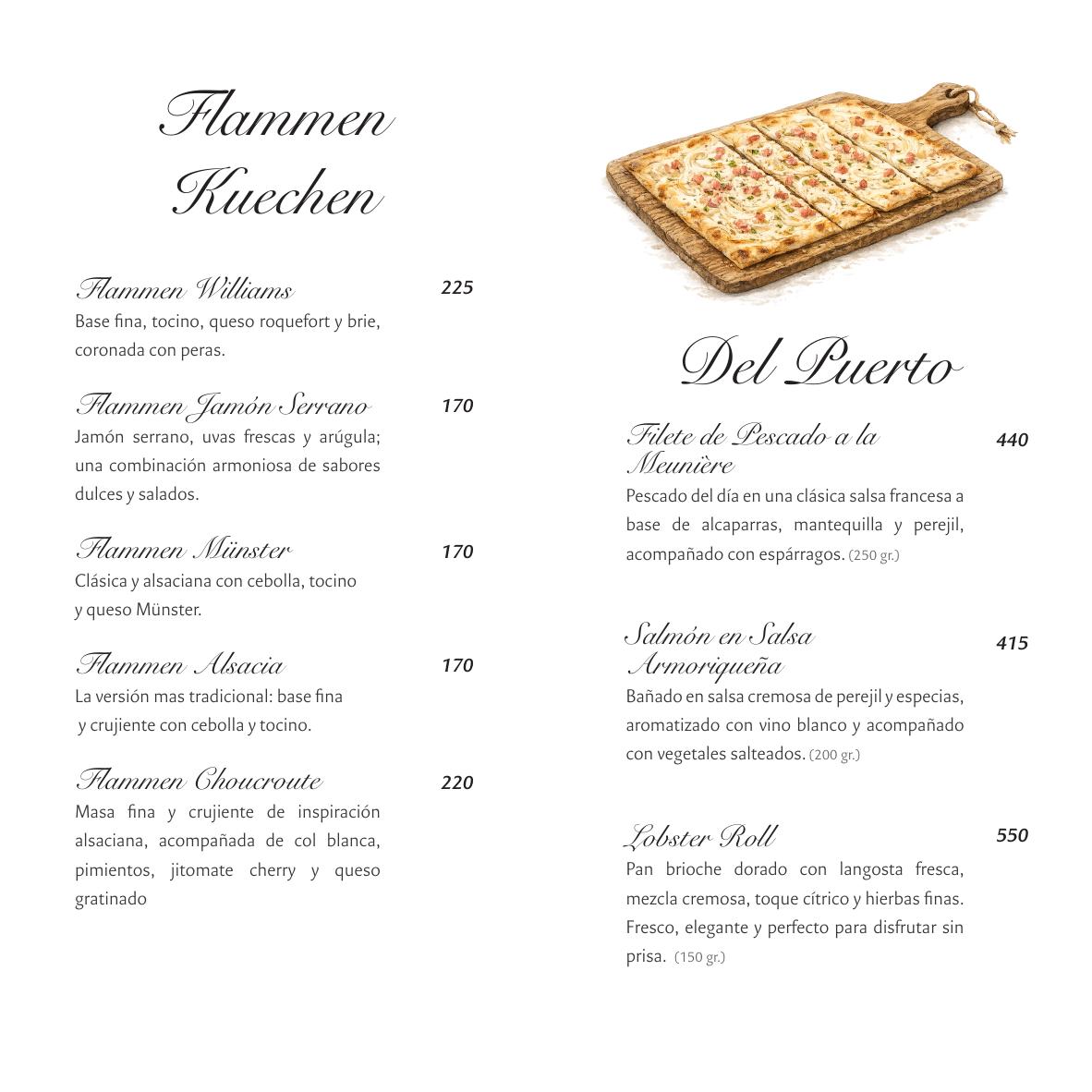 Menú ALSACIA página 7